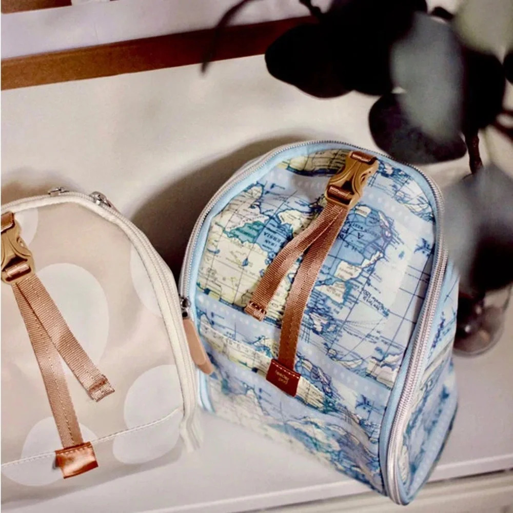 PacaPod Feder Pod Lite - Map Print & Changer Pod Lite Stone Egg